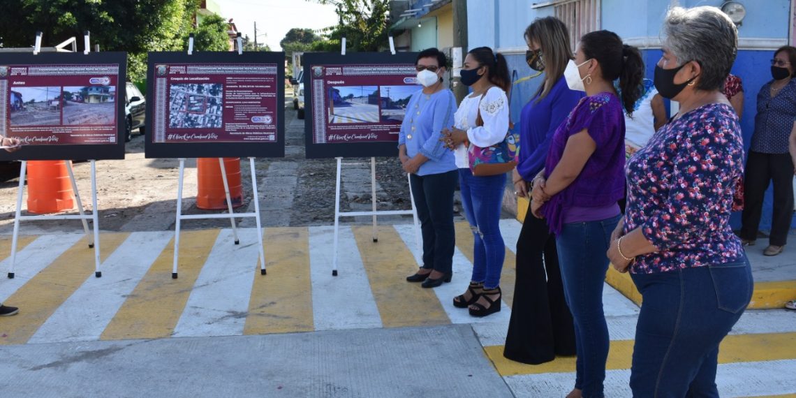 Inauguran Pavimentación Mixta De Calles En Colonia Benito Juárez