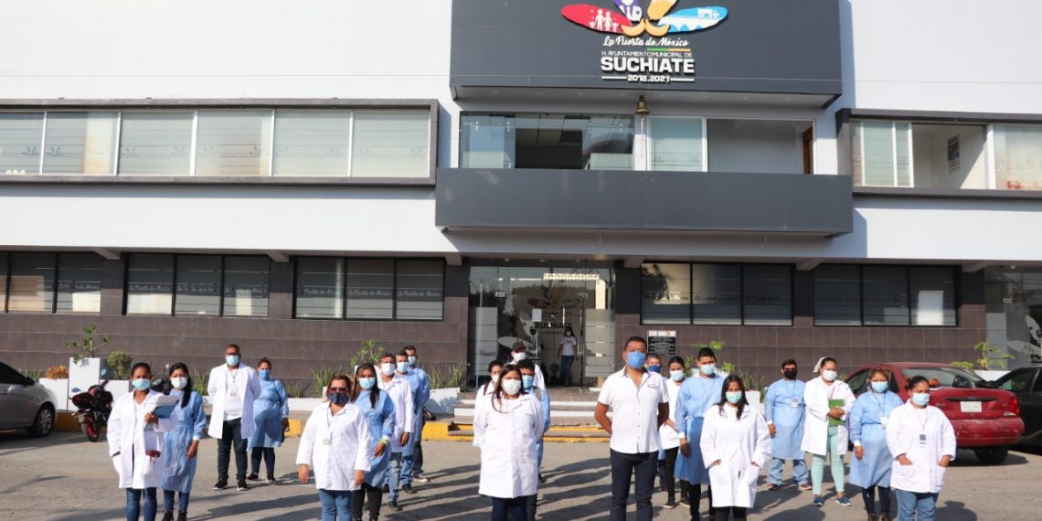 Gobierno Municipal de Suchiate continúa con el barrido casa por casa para detectar posibles casos por COVID-19