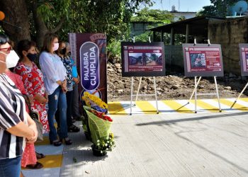 EN UNIDAD Y FUERZA, ENTREGA AYUNTAMIENTO CONSTRUCCIÓN DE PAVIMENTACIÓN MIXTA DE CALLES