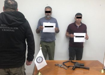 INICIA FGR INVESTIGACIÓN CONTRA DOS PERSONAS ASEGURADAS CON ARMAS EN CHIAPAS