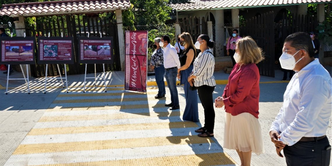 CON OBRA VIAL, AYUNTAMIENTO GENERA EL BIENESTAR Y PROGRESO DE LA COLONIA “EL PORVENIR”