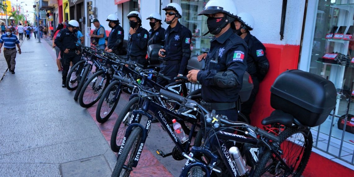 ENTRA EN OPERACIÓN GRUPO DE POLICLETOS MUNICIPALES EN TAPACHULA