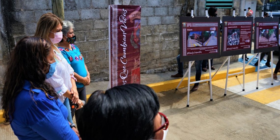 HABITANTES DE SAN ISIDRO 1, RECIBEN DEL AYUNTAMIENTO OBRA DE PAVIMENTACIÓN MIXTA DE CALLES