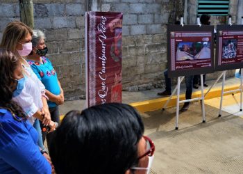 HABITANTES DE SAN ISIDRO 1, RECIBEN DEL AYUNTAMIENTO OBRA DE PAVIMENTACIÓN MIXTA DE CALLES