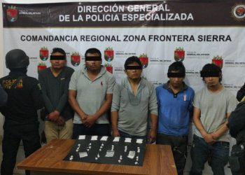 Detiene FGE a cinco personas por delito contra la salud en región Fronteriza
