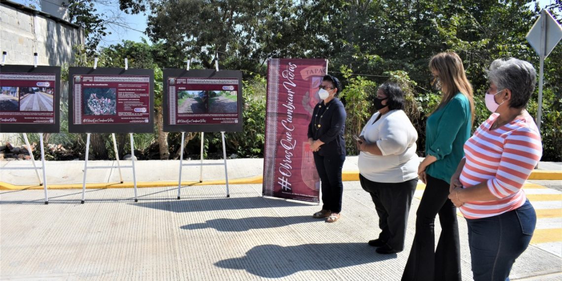 AYUNTAMIENTO DE TAPACHULA ENTREGA NUEVAS VIALIDADES EN LA COLONIA LOMA LINDA CROC