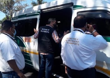 OPERATIVOS EN TERMINALES Y RUTAS DE TRANSPORTE EN TAPACHULA SON PERMANENTES