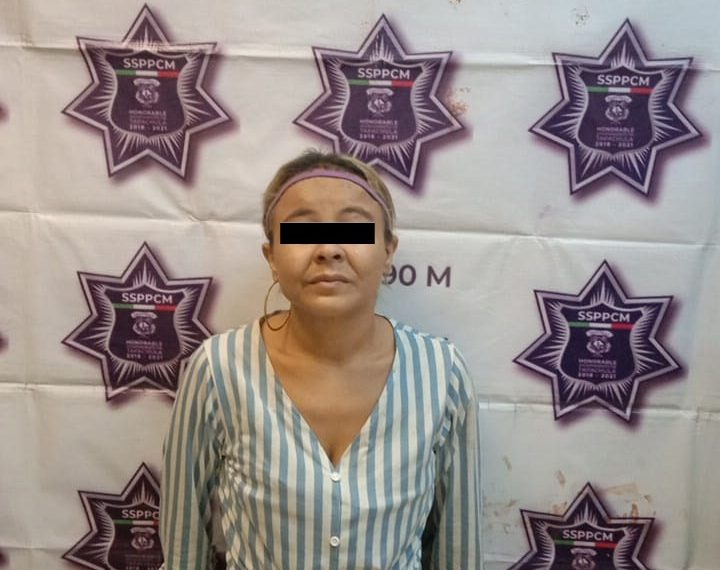 EN OPERATIVO DE VIGILANCIA RUTINARIA, SEGURIDAD PÚBLICA DETUVO A INFRACTORA EN EL CENTRO DE TAPACHULA