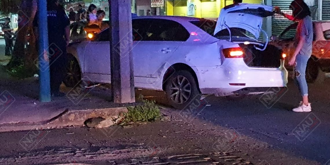 Choque deja una persona lesionada