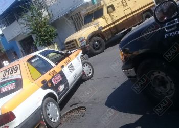 Se dieron con todo en pleno cruce de semáforos