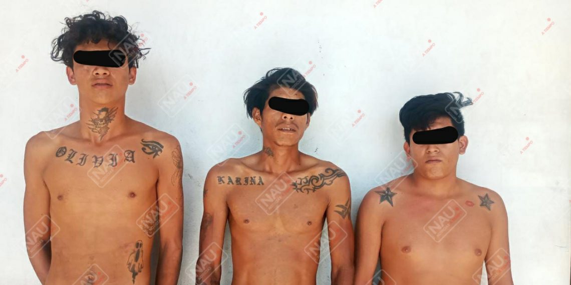 Barrio 18 detenidos por alterar el orden