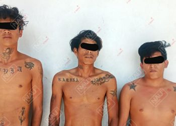 Barrio 18 detenidos por alterar el orden