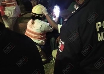 Lo dejaron como santo cristo