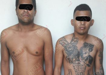 Detienen a Maras 13 BLS con 40 bolsitas de marihuana