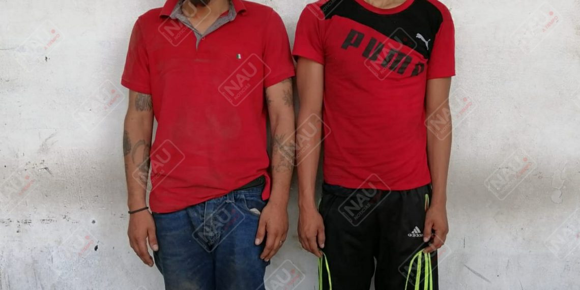 Detienen a dos pandilleros con 80 bolsitas de marihuana