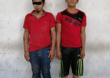 Detienen a dos pandilleros con 80 bolsitas de marihuana