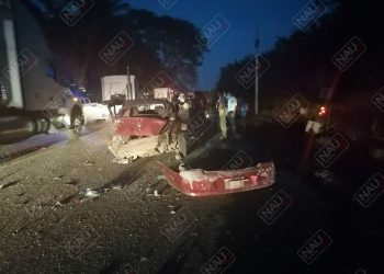 Choque de titanes deja un lesionado en el Libramiento Sur Poniente
