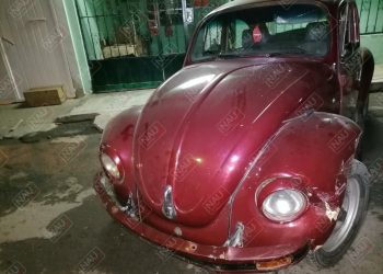 Ebrio chocó su carro contra una camioneta de reciente modelo en San José el Edén