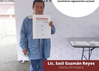 Se registra Lic. Saúl Guzmán Reyes como aspirante a la Candidatura por el Distrito 13 con sede en Huehuetán