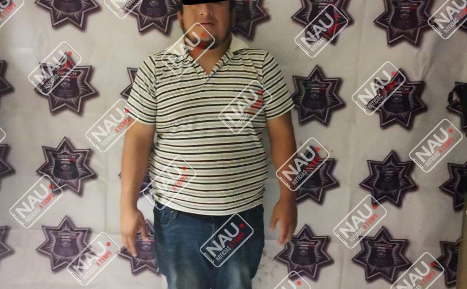 Detenido por golpear a combista y daño a la unidad.