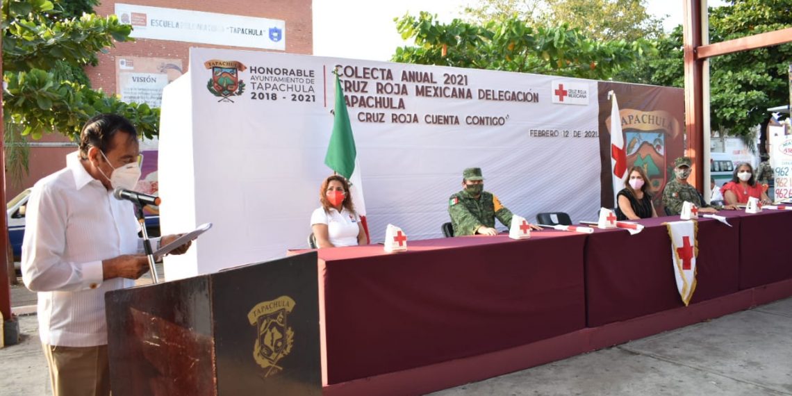 INICIÓ LA COLECTA ANUAL 2021 CRUZ ROJA MEXICANA EN TAPACHULA