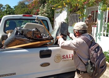 PROGRAMA DE DESCACHARRIZACIÓN PERMANENTE CONTINÚA EN SECTOR SUR-ORIENTE DE TAPACHULA