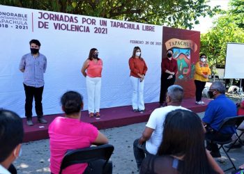 AYUNTAMIENTO CONTINÚA LAS JORNADAS POR UN TAPACHULA LIBRE DE VIOLENCIA EN COLONIAS
