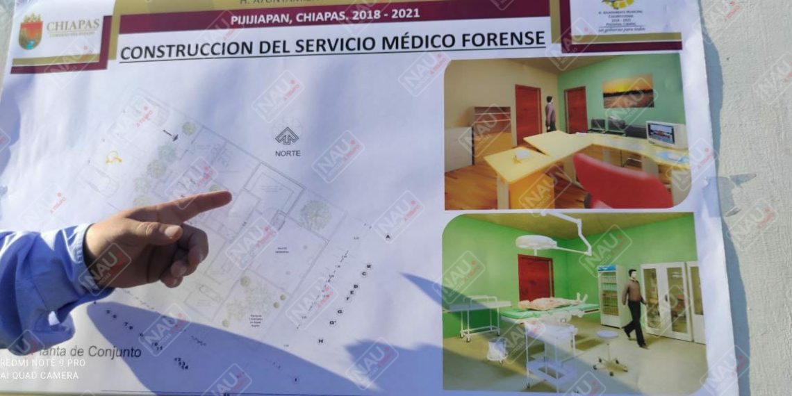 Colocan primera piedra del SEMEFO de Pijijiapan