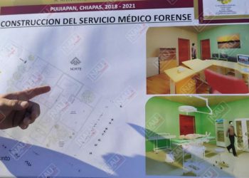 Colocan primera piedra del SEMEFO de Pijijiapan