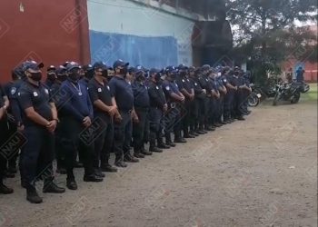 Policías Municipales de Cacahoatán realizan paro de labores