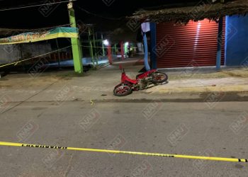 Una persona falleció al derrapar la motocicleta en que se desplazaba