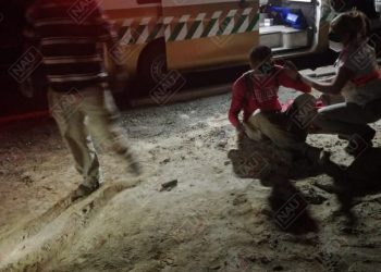 Policías detuvieron a un joven que derrapó en la motocicleta