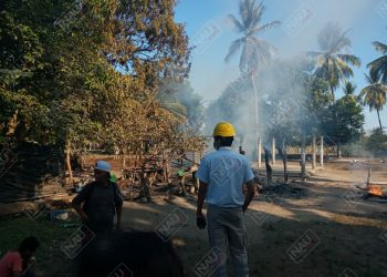 Se incendia una casa en Mazatán
