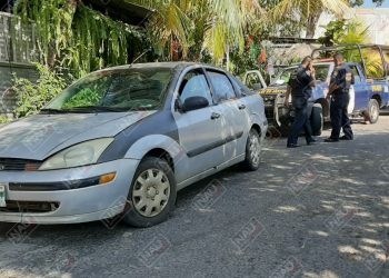 Motociclista lesionado en choque contra un automóvil