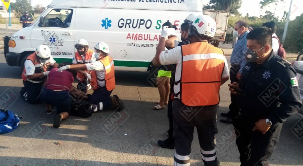 Dos accidentes en motocicleta dejan dos lesionados
