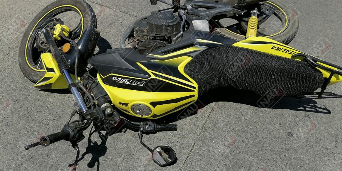 Un señor de 55 años fue atropellado por un motociclista
