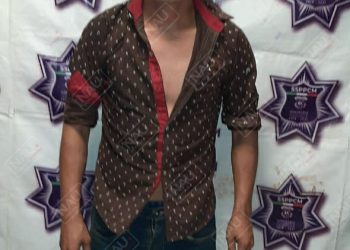 Detienen a sujeto con pistola y 3 cargadores calibre 9mm