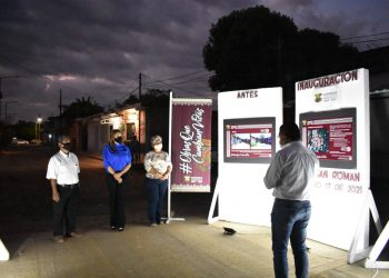 AYUNTAMIENTO DE TAPACHULA ENTREGA OBRA DE ALUMBRADO PÚBLICO EN COLONIA SAN ROMÁN