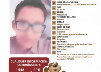 POLICÍA MUNICIPAL RESCATA A NIÑO EXTRAVIADO EN TAPACHULA