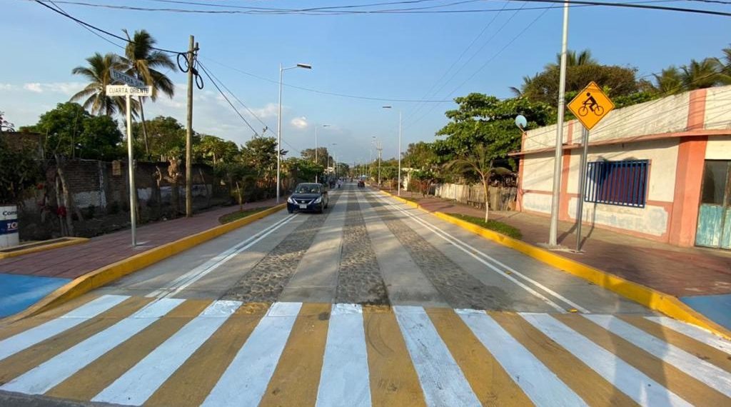 Inauguran calles en Puerto Madero, Tapachula