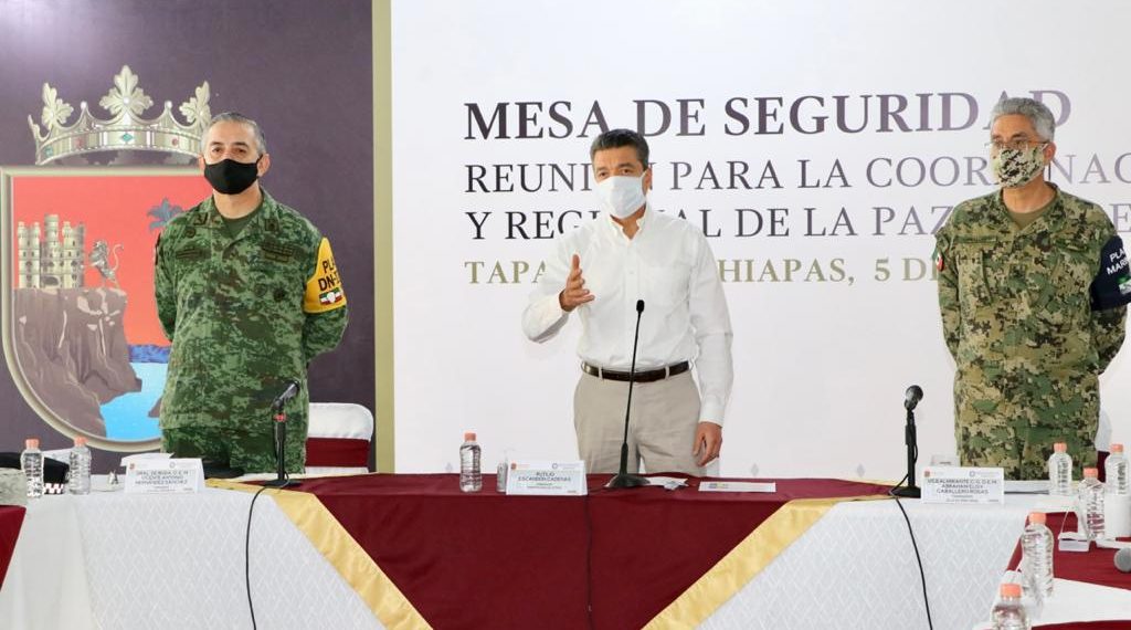 En Tapachula, realizan Mesa de Seguridad