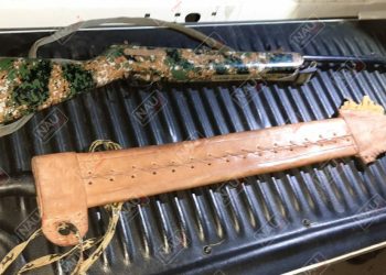 Golpeó a su pareja y la amenazaba con un machete y un rifle si lo denunciaba