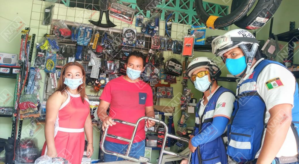 SAE obtiene accesorio para motocicleta de primeros auxilios