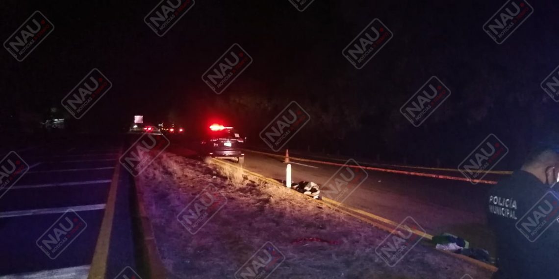 Muere mujer atropellada en la carretera costera, entronque al ejido Álvaro Obregón