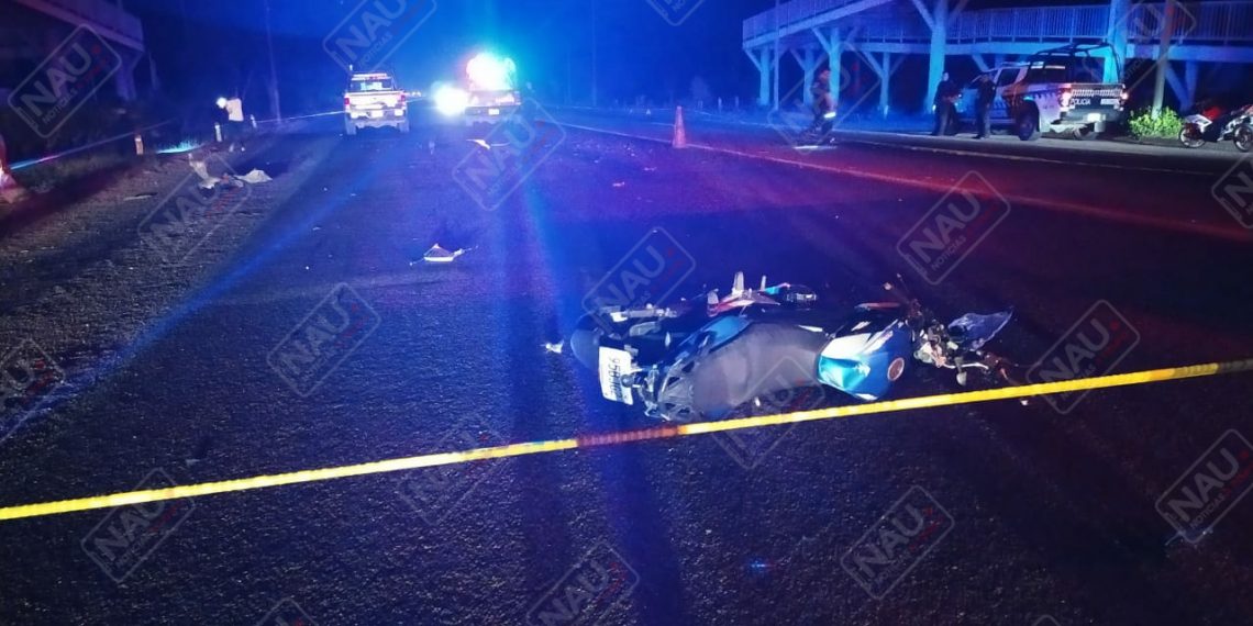 Muere motociclista en la carretera Puerto Madero- Tapachula
