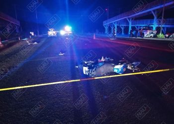 Muere motociclista en la carretera Puerto Madero- Tapachula