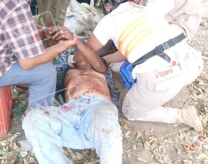 Le pasó encima su tractor en un rancho en la zona baja