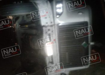 Vuelca Torton “camión” cargado de plátano.