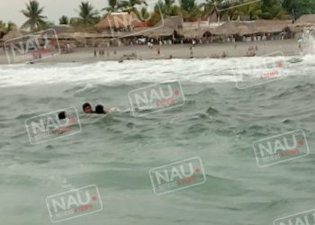 Se salvaron de morir ahogados en Playa San Benito