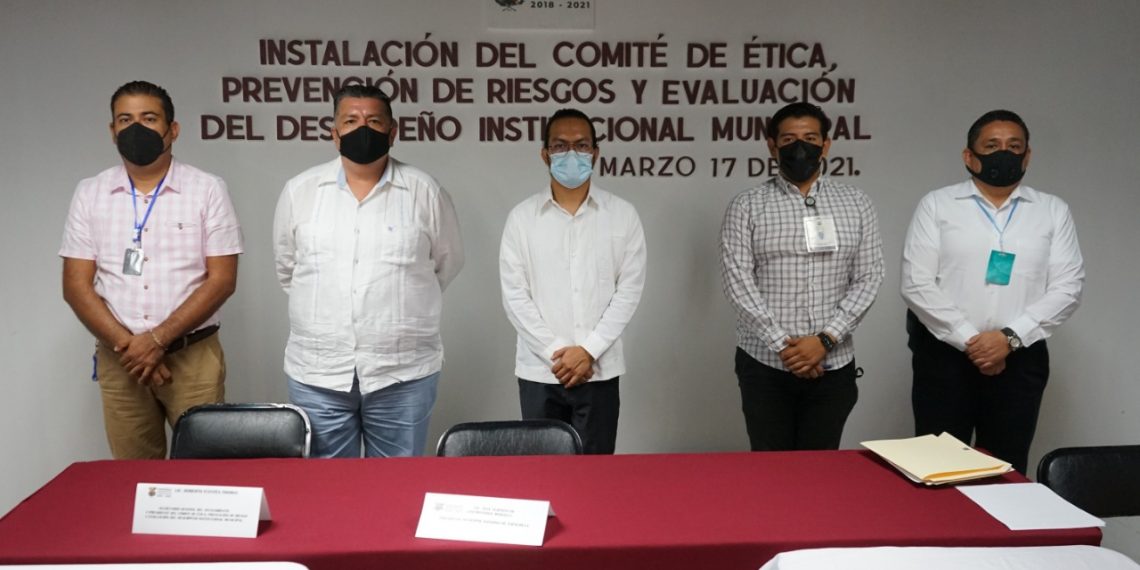 INSTALA AYUNTAMIENTO DE TAPACHULA COMITÉ DE ÉTICA, PREVENCIÓN DE RIESGOS Y EVALUACIÓN DEL DESEMPEÑO INSTITUCIONAL MUNICIPAL